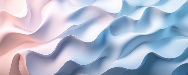 Obraz premium Pastel white gray gradient background, soft blurs texture, web banner, high-contrast tones, Generative AI