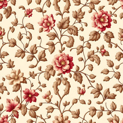 seamless pattern with flowers
