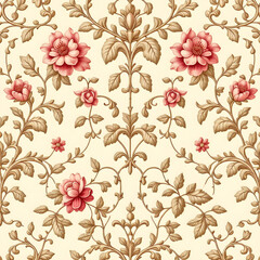 seamless pattern with flowers

