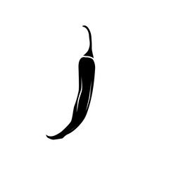 Chilli Silhouette 
