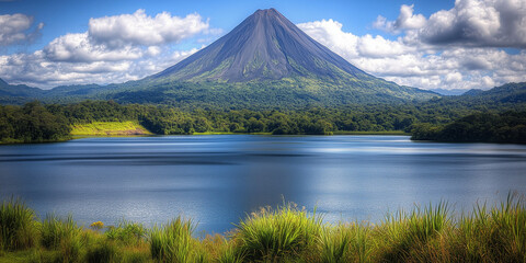 Volcano Relaxing fluid imagery for promoting