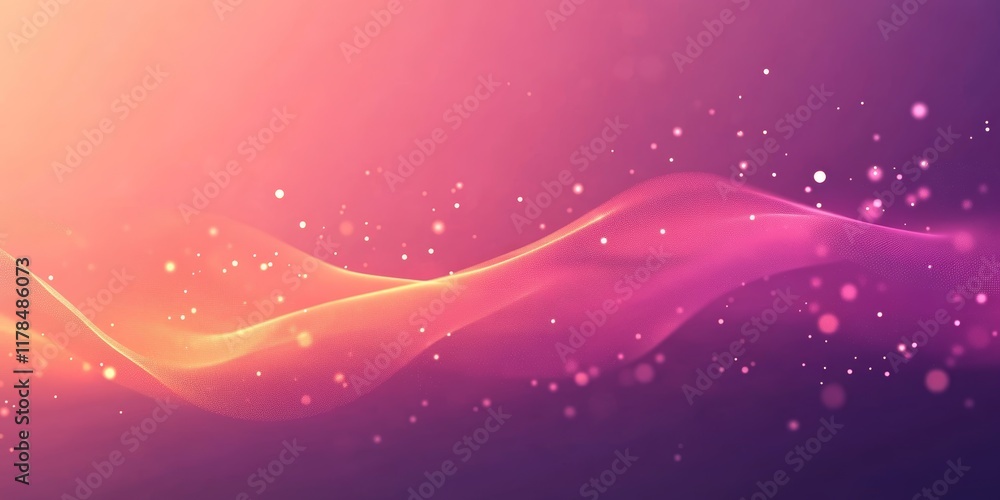 Poster abstract colorful wave background for data visualization with soft textures and dynamic elements
