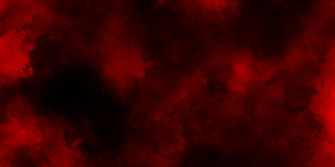 Liquid smoke rising mist or smog brush effect grunge texture, Abstract grainy and grunge Smoke Like Clouds, red and black smoke texture with clouds, grunge Red steam on a black background.