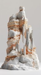 Craft dynamic 3D models of mineral deposits, showcasing the geological formations and ore bodies targeted for extraction