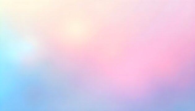 An abstract color gradient background featuring soft pastel hues, with a smooth gradation texture