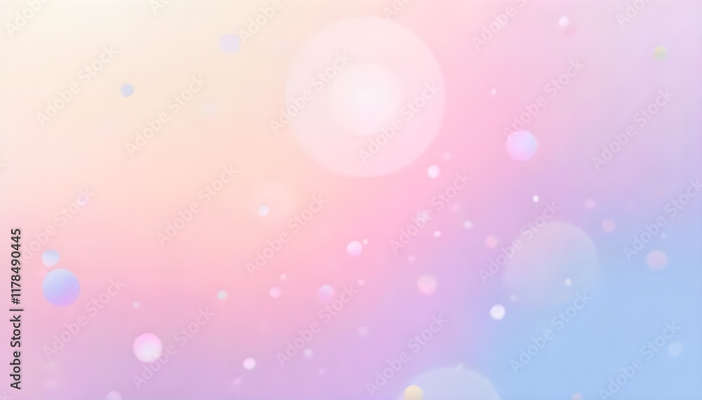 Poster an abstract color gradient background featuring soft pastel hues, with a smooth gradation texture