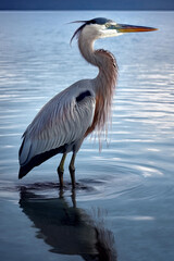 great blue heron ardea cinerea
