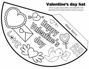 Add a touch of cuteness to Valentine’s Day with this Printable Valentine’s Day Hat for kids! Featuring adorable heart designs and vibrant colors, it’s perfect for DIY projects, school, or home parties