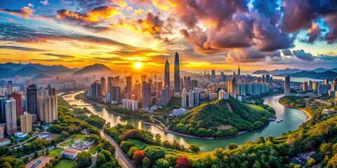 Fototapeta premium Drone Photography for Digital Publishing: Stunning Aerial Images for Blogs
