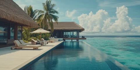 Fototapeta premium Atolls Relaxing fluid imagery for promoting