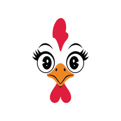 Turkey Face Vector, turkey face clipart, logo Design icon