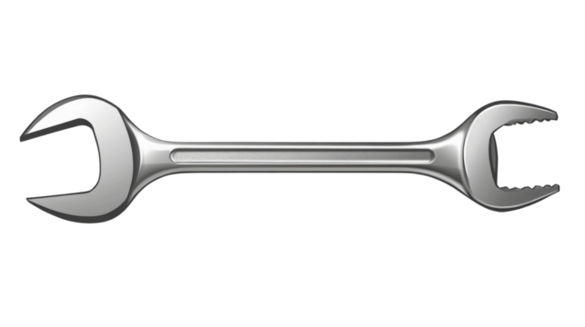 wrench isolated on white background