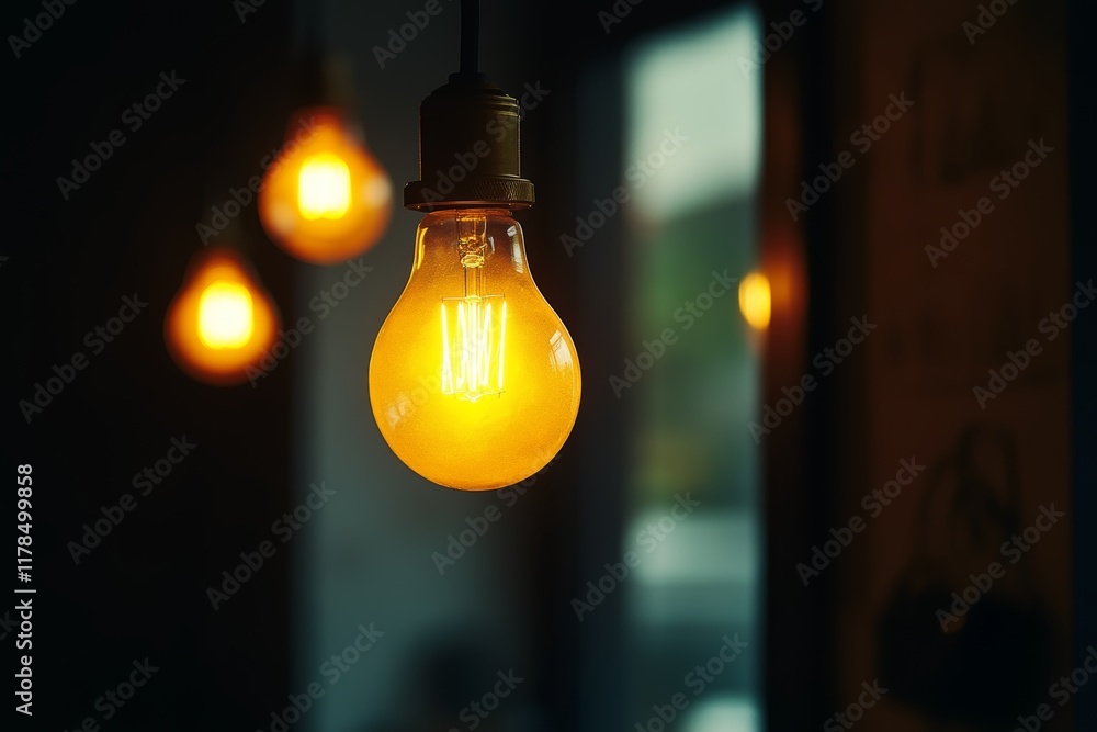 Poster enhance business communication with this image showcasing warm lighting. ideal for creating an invit