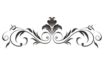 Fototapeta premium Pattern drawing white black.