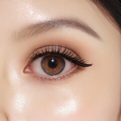 Obraz premium woman, make-up, eye shadow, make-up, skincare, cosmetics, beauty, natural, anti-aging, aging care, beautiful skin, whitening, beautiful face,