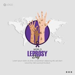 World Leprosy Day is observed annually to raise awareness about leprosy, eliminate stigma, and support those affected by the disease.