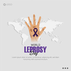 World Leprosy Day is observed annually to raise awareness about leprosy, eliminate stigma, and support those affected by the disease.