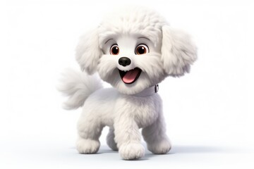 Obraz premium Poodle cartoon mammal animal.