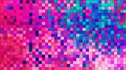 Fototapeta premium Vibrant Pixelated Abstract Design