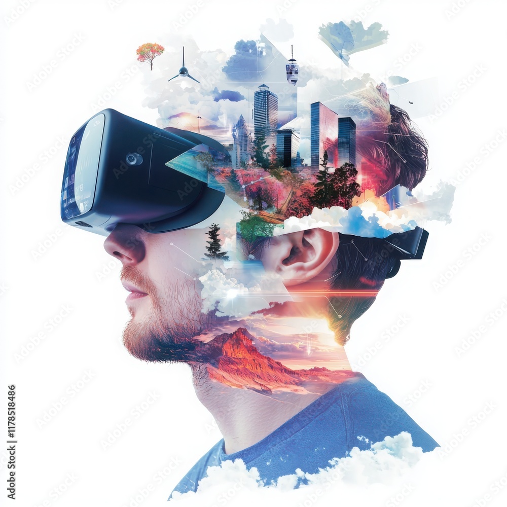 Poster innovative digital mental health program utilizing technology in urban settings visual content futur