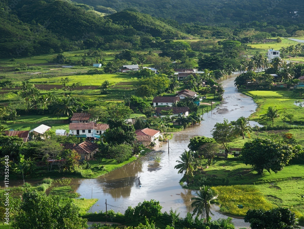 Poster flood response strategies for communities in vulnerable areas a guide to disaster risk reduction sus