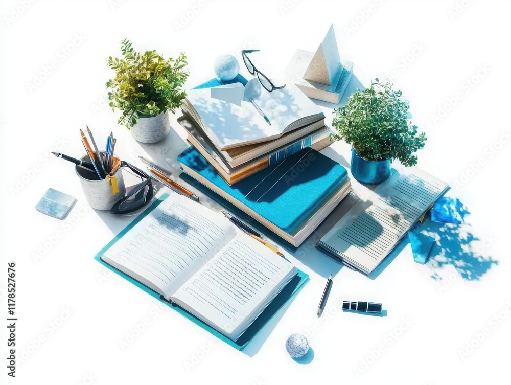 Poster interactive e-learning experience digital workspace educational content modern environment user-cent