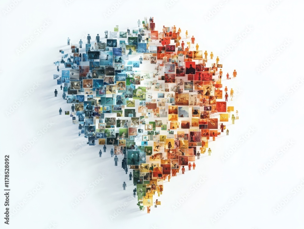 Aufkleber community engagement through elearning initiative digital landscape visual content interactive envir