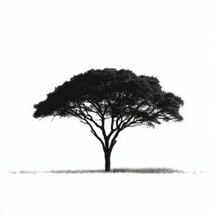 Fototapeta premium Majestic Tree Silhouette