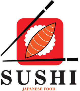 sushi logo template Icon Illustration Brand Identity.Isolated and flat illustration. Vector graphic