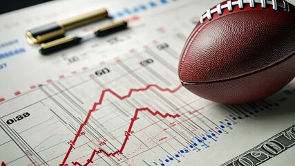 Analysis of football statistics with a focus on performance metrics and financial graphs - Powered by Adobe