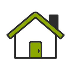 green house icon vector illustration