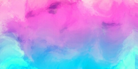 Abstract Watercolor Background with Pink, Purple, and Blue Washes and Soft Focus
