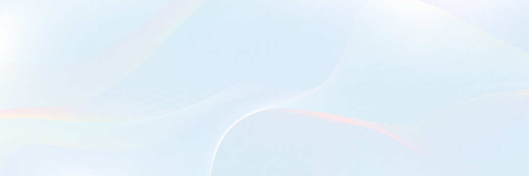 White line pattern premium background pastel color. Abstract wave holographic gradient