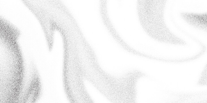 Abstract grainy gradient background, smooth flowing curves minimal dots texture, noisy frame