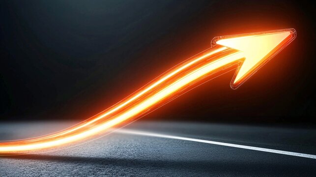 Market dynamics driving profitability metrics, bold, energetic graphics capturing fast-paced changes