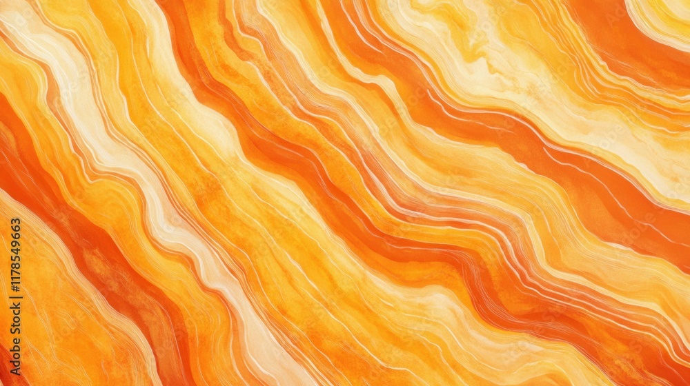 Poster Vibrant tangerine orange flat background ideal for dynamic and energetic design projects and creative applications