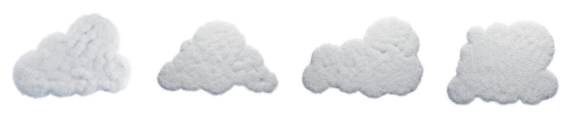 fuzzy fur cut out background