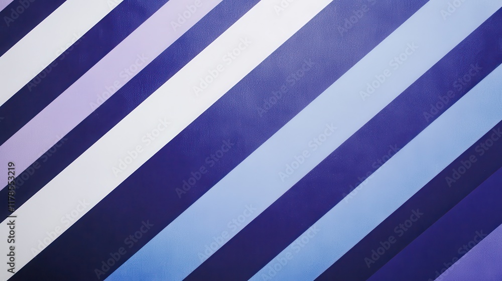 Poster modern striped background with smooth diagonal lines transitioning from dark purple to royal blue