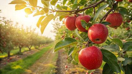 apples on a tree