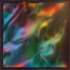 Modern Halftone Gradient Artwork: A Visual Journey through Depth and Shading