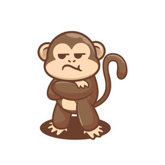 cute monkey jealous eye
