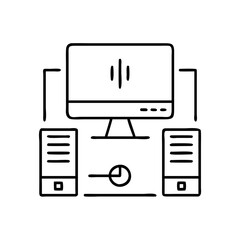 computer icon set