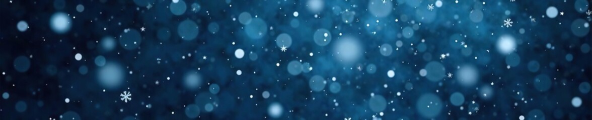 Obraz premium A flurry of small white snowflakes dance in the darkness, frosty atmosphere, flurry, whitesilence