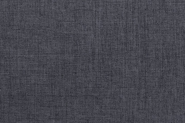 Grey linen fabric texture background, seamless pattern of natural textile.