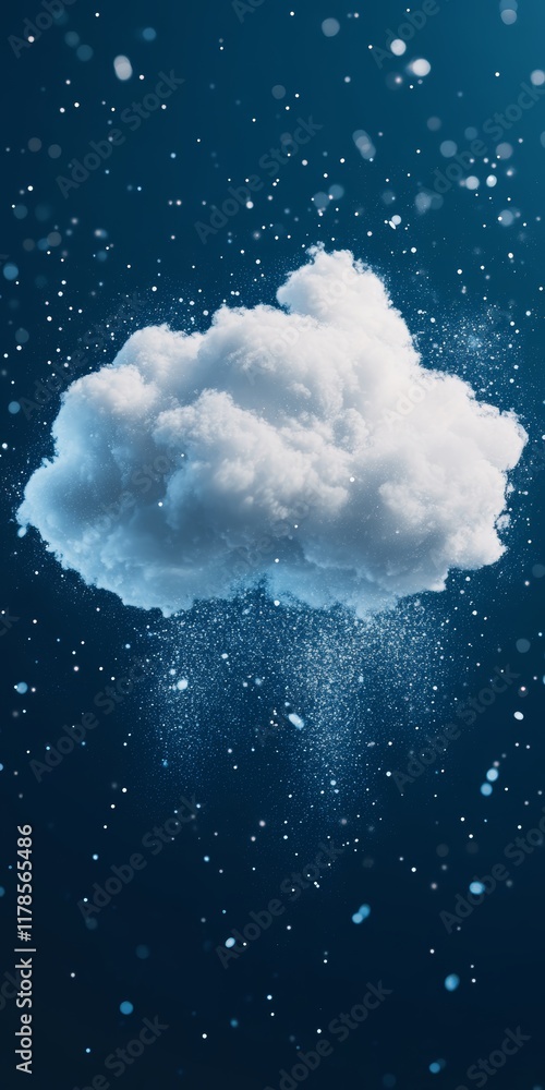 Aufkleber a captivating cloud background featuring soft textures and a dreamy atmosphere, ideal for data and t
