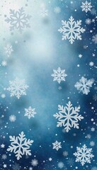 Glittering snowflakes covering a frosted glass, shine, decoration
