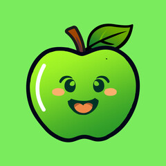 apple cartoon character