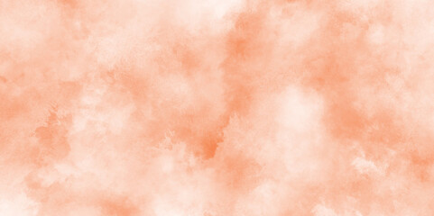 Abstract paper Background Texture Pattern with orange or brown color, Heavily Mixed Wall Art watercolor texture, Old orange or pink paper parchment banner with distressed vintage grunge texture.