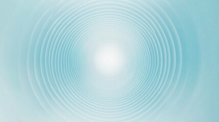 Abstract light blue concentric circles radiating from center.