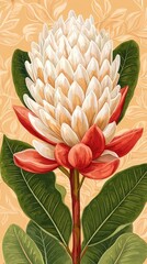 Obraz premium Stunning Tropical Flower Art